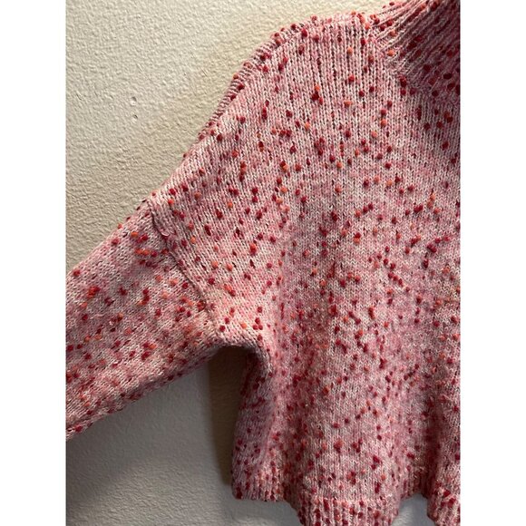- LC Lauren Conrad Confetti Knit pullover sweater woman’s size large - Picture 6 of 6